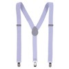 CTM Men's Solid Fashion Color Bow Tie and Suspender Set - 3 of 4