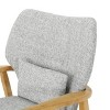 Benny Mid Century Modern Fabric Rocking Chair - Christopher Knight Home - 4 of 4