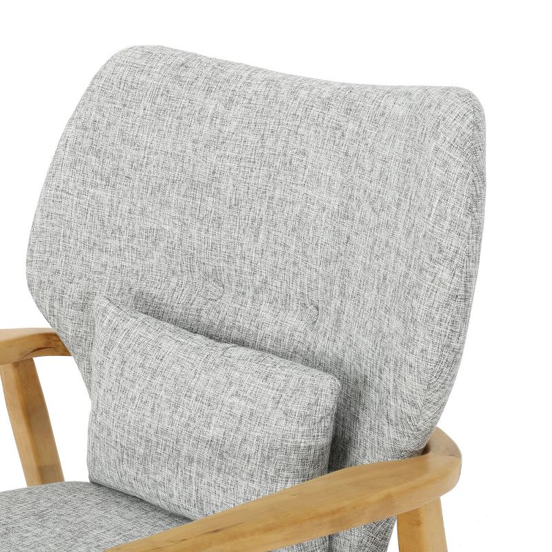 Benny Mid Century Modern Fabric Rocking Chair - Christopher Knight Home, 5 of 12