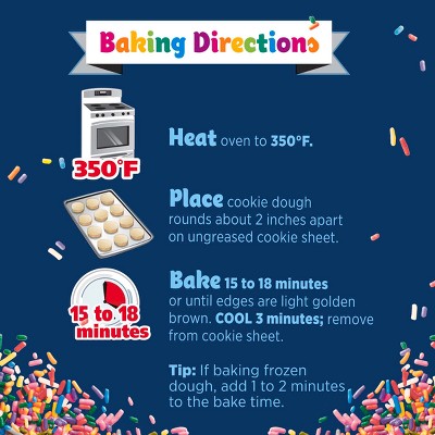 Pillsbury Birthday Cake Sugar Cookie Dough - 16oz/12ct