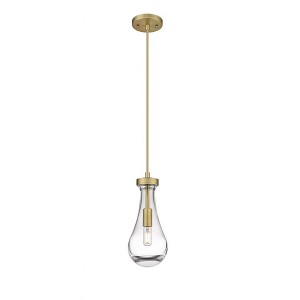 Owego - 1 Light Pendant In Art Deco Style-12.13 Inches Tall and 5.13 Inches Wide - 1 of 1