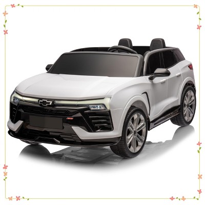 24V Kids Ride On Car, 2-Seater SUV Licensed Chevrolet Blazer Electric Car w/Parent Remote Control