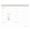 Marie Kondo for Blue Sky Undated Desk Pad 10.14"x8.75" White: Planner & Calendar for Adults, Stationery & Office Use - 3 of 3