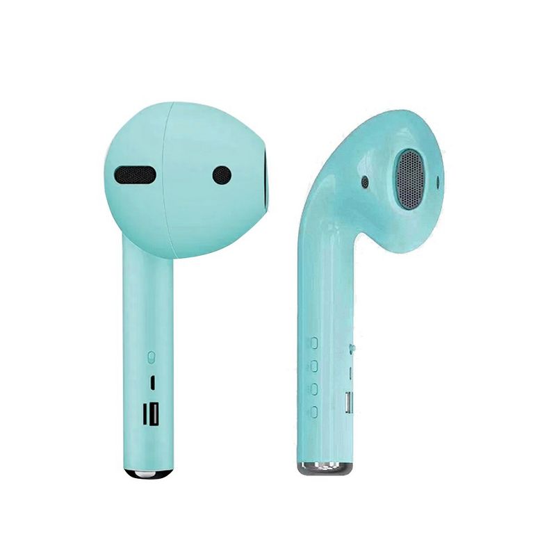 Link Giant Wireless EarPod Shaped Bluetooth Speaker with FM Radio AUX and Microphone, 1 of 6