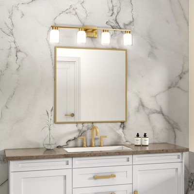 Artcraft Lighting Saville 4 - Light Vanity in  Brass