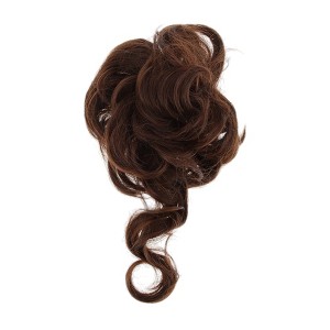 Unique Bargains Women's Nature Long Hair Wig Hair Clip 9.84 inch Brown 1 Pc - 1 of 4