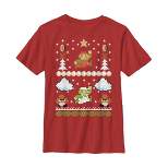 Boy's Nintendo Ugly Christmas Super Mario T-Shirt