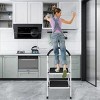 SONYON 2 Step Ladder Folding Step Stool with Anti-Slip Pedal - 2 of 3