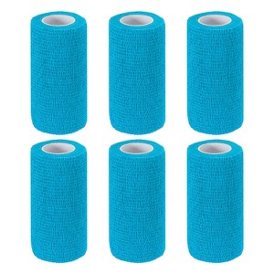 Unique Bargains Self-Adhesive Elastic Breathable Athletic Tapes 6 Rolls - 1 of 4