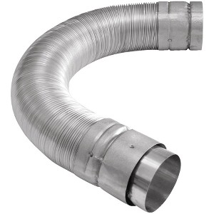 Selkirk 3' Expandable Gas Vent Connector Type B Appliance Adapter Silver, 173036 - 1 of 1