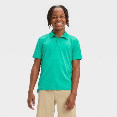 Boys' Textured Golf Polo Shirt - All In Motion™