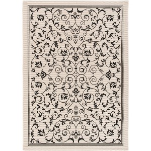 Courtyard CY2098 UV & Stain Resistant Non-Shedding Power Loomed Indoor/Outdoor Rugs - Safavieh - 1 of 4