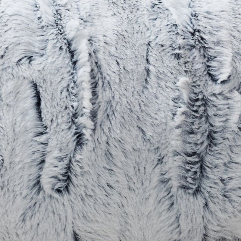 Cheer Collection Embossed Faux Fur Throw Blanket - Blue Ombre, 4 of 6
