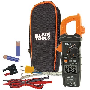 Klein Tools CL800 Digital AC TRMS Low Impedance Cordless Auto-Range Clamp Meter Kit - 1 of 4