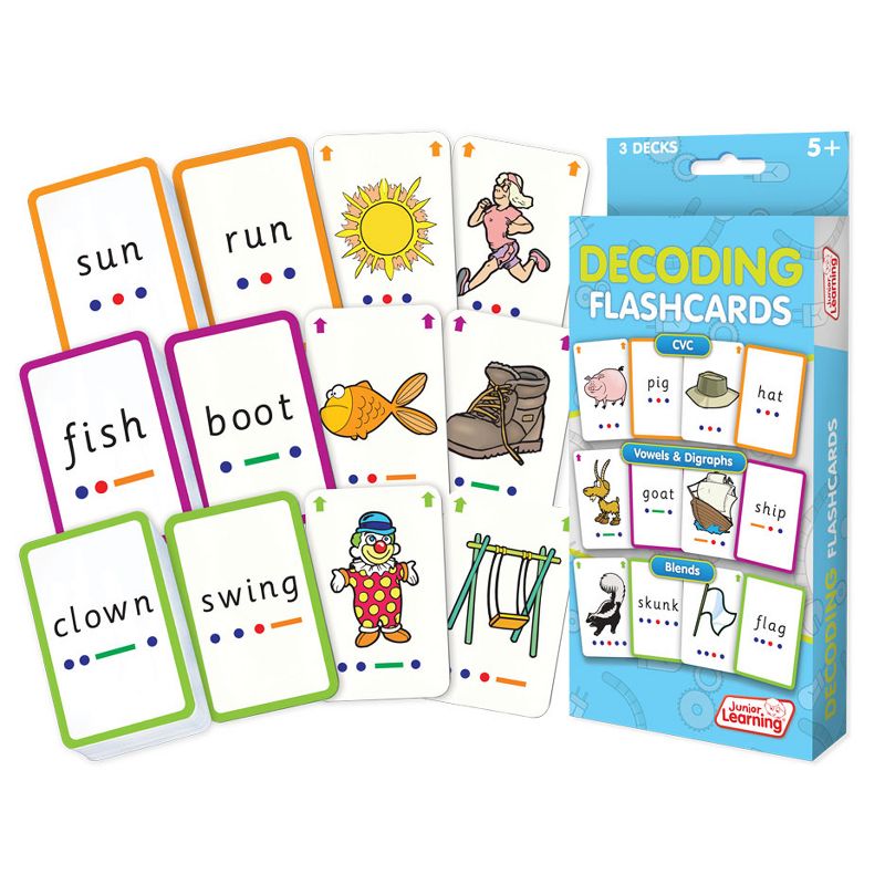 Junior Learning Decoding Flashcards, 1 of 5