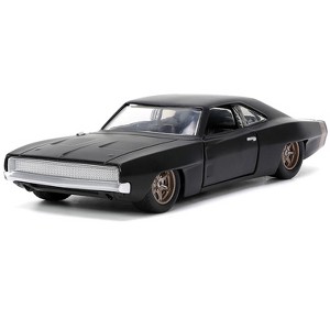 1968 Dodge Charger Widebody Matt Black w/Bronze Tail Stripe "F9" (2021) "Fast & Furious" Series 1/32 Diecast Model Car by Jada - 1 of 4