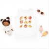 The Juniper Shop Peach Chart Toddler Tank - 4T - White - 3 of 4