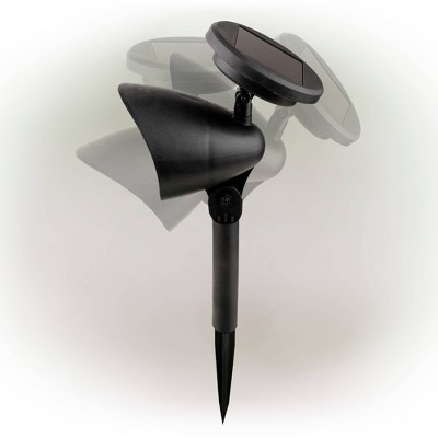 Black Solar Powered LED Pathway Light Set of 6