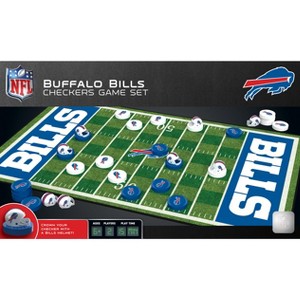 MasterPieces Officially licensed NFL Buffalo Bills Checkers Board Game for Families and Kids ages 6 and Up - 1 of 4