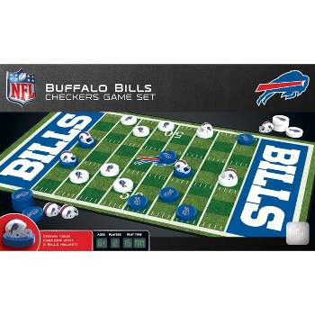 MasterPieces Officially licensed NFL Buffalo Bills Checkers Board Game for Families and Kids ages 6 and Up