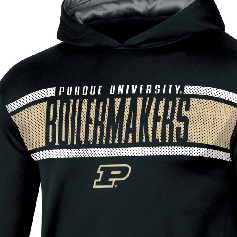 NCAA Purdue Boilermakers Boys&#39; Poly Hooded Sweatshirt, 3 of 4