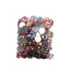 John Bead 200-Piece 16mm Orange AB Acrylic Round Flat Back Rhinestones - 2 of 4