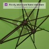 PURPLE LEA Cantilever Patio Umbrella with Base Included Square Umbrella with 360° Rotation and Aluminum Offset Hanging Outdoor Umbrella - 4 of 4