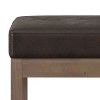 NicBex 26.6" Storage Bench Rectangle Footstool Small Ottoman Bench for Bedroom, Entryway - 3 of 4
