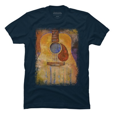 Men's Design By Humans GUITAR By creese T-Shirt