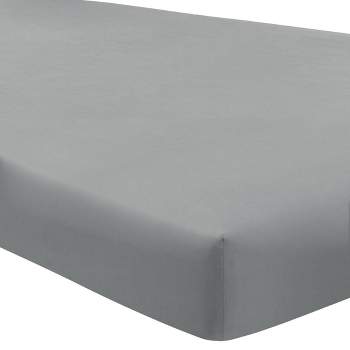 Twin/twin Xl 4pk Solid Microfiber Fitted Sheet Gray - Room