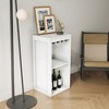 Modular Wine Bar Cabinet Ancona Modular With Storage Shelves With Hutch For Dining Room Showcase Crafts, Books, Wine, Wine Glasses - 2 of 4