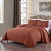 FIONECA Oversized 3 Piece Quilted Bedspread Set Includes Bedspread Matching Shams For Versatile Bedroom Styling - 2 of 4