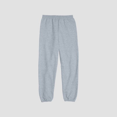 Hanes Kids' Eco Smart Fleece Non-pocket Sweatpants - Gray M : Target