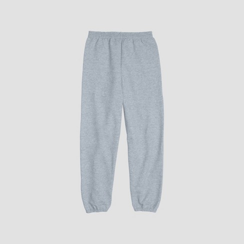 Hanes Kids' Eco Smart Fleece Non-pocket Sweatpants - Gray L : Target