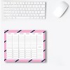 Kahootie Co. Kahootie Co Weekly Schedule Notepad 11" x 8.5" 50 sheets per pad Pink (WNP02) - 3 of 4