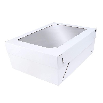 O'creme White 2-piece Window Cake Box : Target