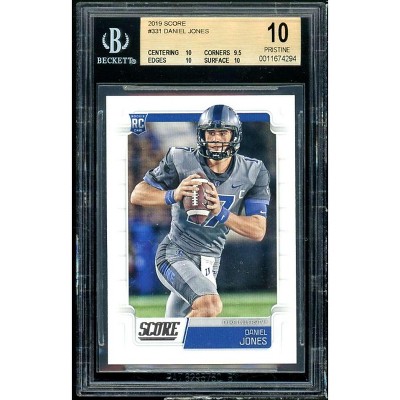 Daniel Jones Rookie Card 2019 Score #331 (PRISTINE) BGS 10