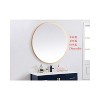 Elegant Lighting Pier 30x36 inch LED Mirror with Adjustable Color Temperature 3000K/4200K/6400K in Brass - 3 of 4