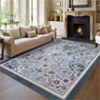 Fulvari Area Rug,Rugs for Living Room & Bedroom,Bohemian Washable Rug with TPR Gripper,Recycled Polyester Low-Pile Pet & Kid Safe - 2 of 4