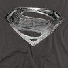Justice League Movie Superman Symbol Black Suit Adult T-Shirt - 2 of 4