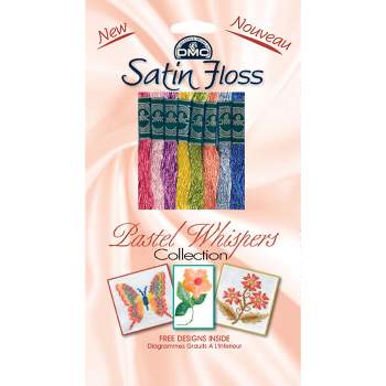 DMC Satin Floss Collection Pack 8.7yd 8/Pkg-Pastel Whispers