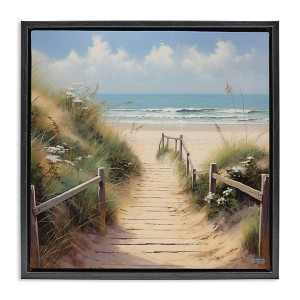 Stupell Industries Sandy Path to Beach, 18" x 18" - 1 of 4