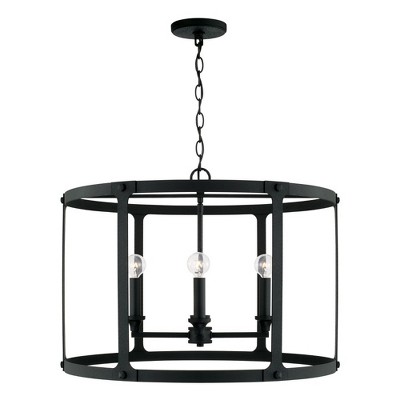 Capital Lighting Brennen 4 - Light Pendant in  Black Iron