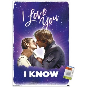 Trends International Star Wars: Saga - I Love You I Know Unframed Wall Poster Prints - 1 of 4