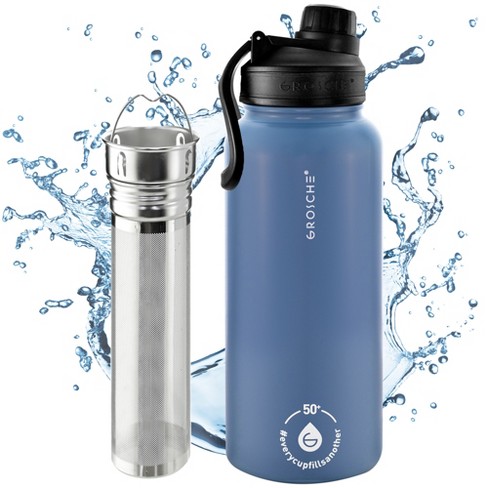 Thermos 18 oz. Slate Blue Stainless Steel Vacuum-Insulated