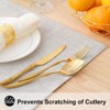 Aoibox Cotton Linen Placemats Set of 6, Washable Farmhouse Dining Table Mats for Indoors & Outdoors, Easy to Clean, Neutral Beige - 4 of 4