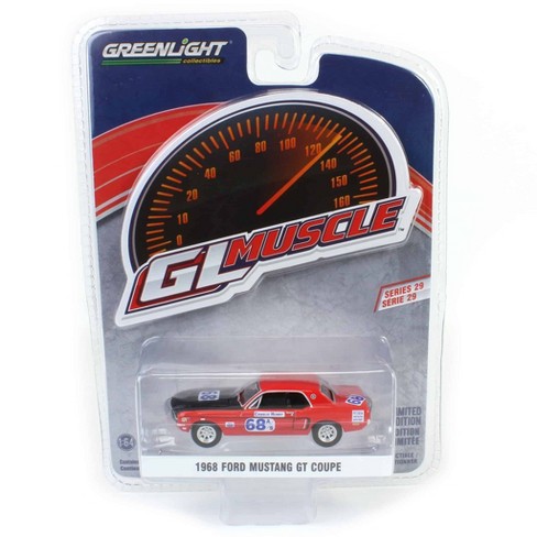 1/64 1968 Mustang Gt Coupe, #68 Charlie Henry Race Car Gl Muscle 29