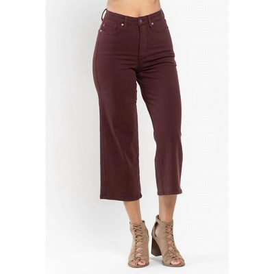 Women's Cropped Wide Leg Jean - Judy Blue