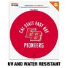 California State University, East Bay Pioneers Logo Automotive Car Window Locker Circle Bumper Sticker - 2 of 4