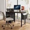 NicBex Modern Home Office Desks with 2 Outlets 3 Drawers Side Pocket Writing Desk Computer Desk Vanity Table for Home, Office - 3 of 4